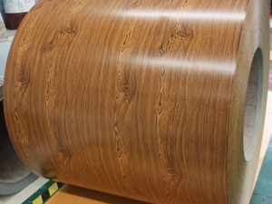 Acero impreso en madera 2D