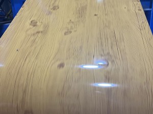 2D-печать на дереве из стали